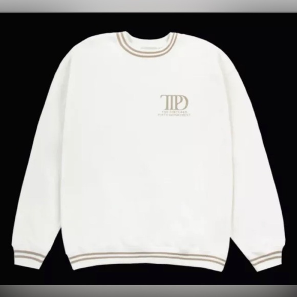 Taylor Swift The Tortured Poets Department Crewneck Sweater XS TTPD sweatshirt - Picture 1 of 5